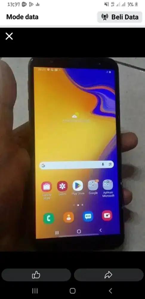 Samsung J6plus minus layak pakkai