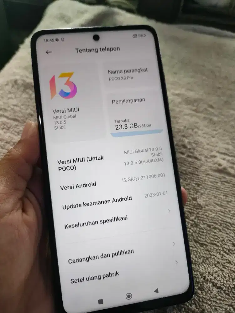 Poco x3pro ram 8/256