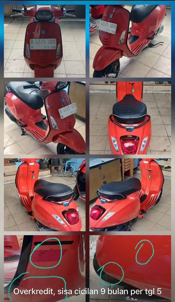 Vespa Sprint Orange 2024
