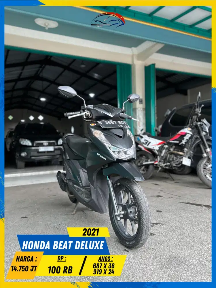HONDA BEAT DELUXE 2021 MURAH CIAMIK MASZEEHH HIKMAH MOTOR KEPUH MALANG