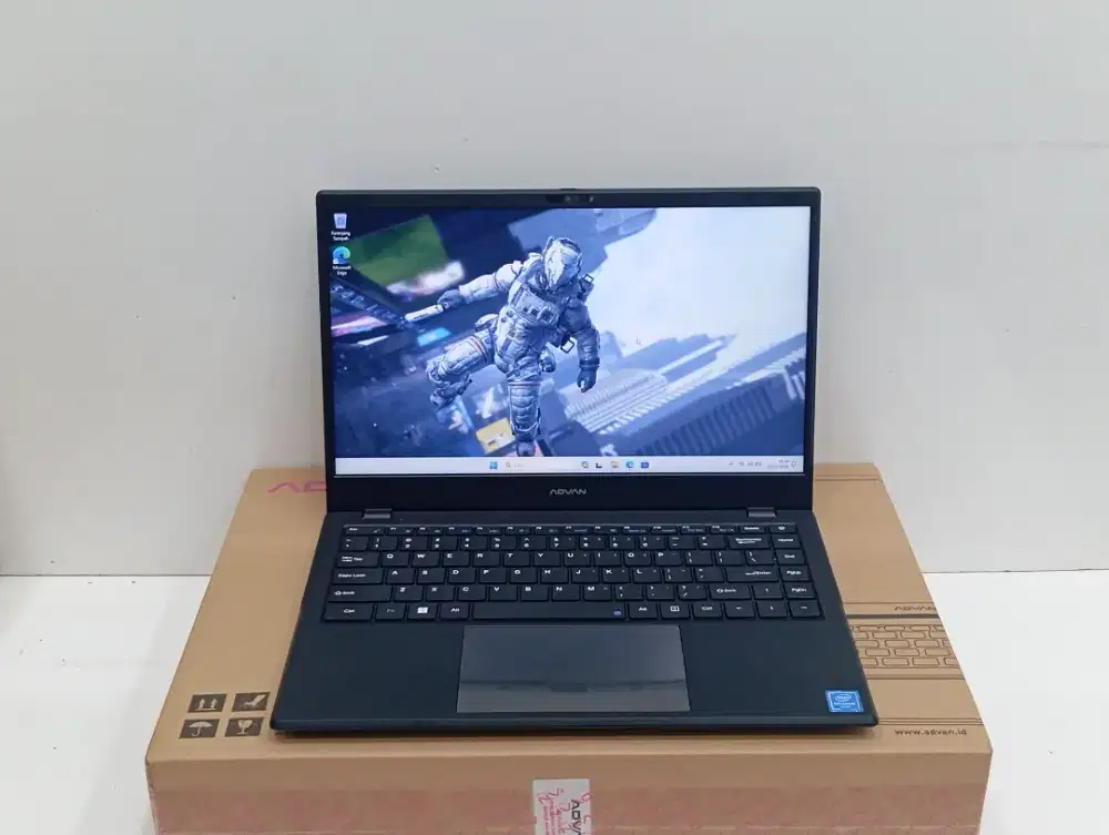 Laptop Advan soulmate 1405 Intel Celeron n4020 ram 8gb mmc 128gb