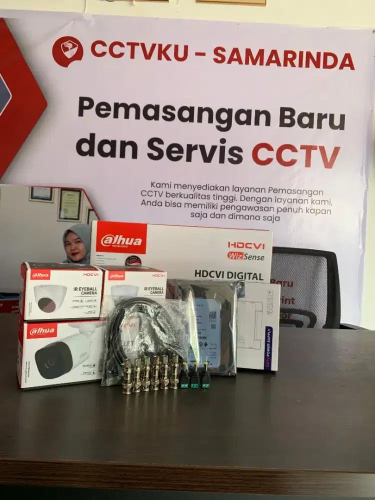 PAKET DAHUA LENGKAP SIAP PASANG