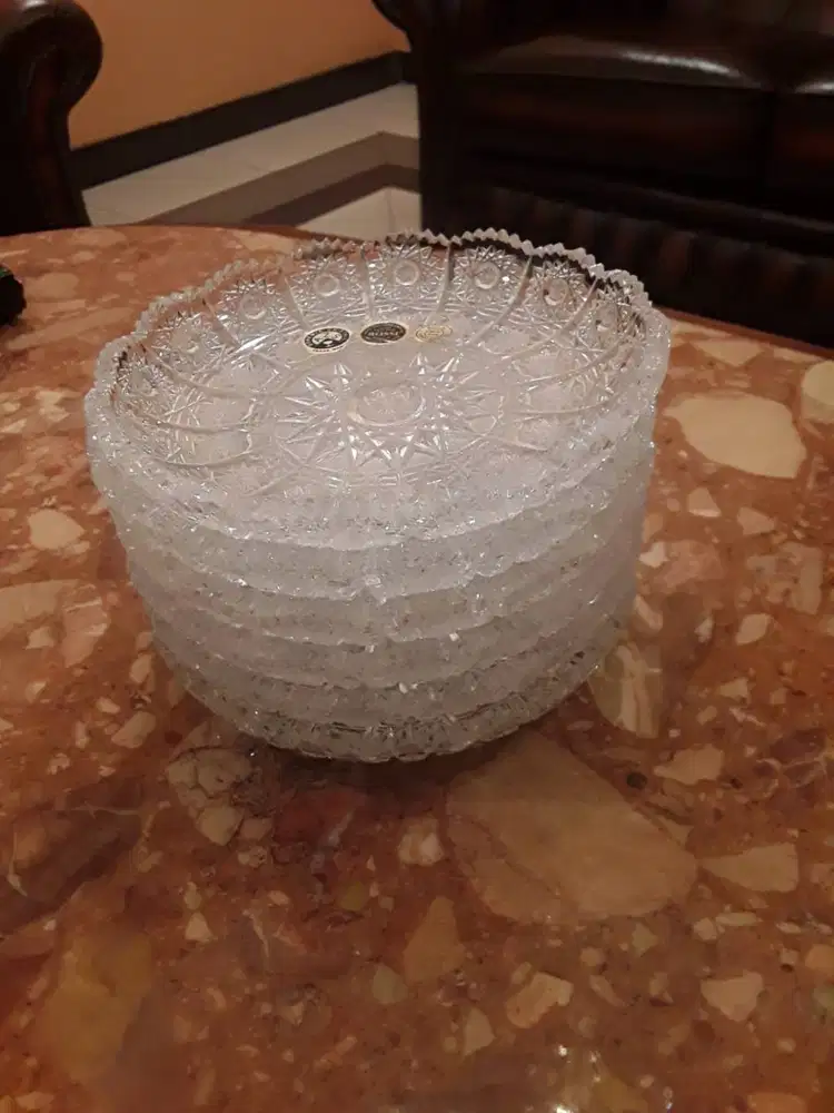 Kristal BOHEMIA PK 500 Model Piring Kue Kecil