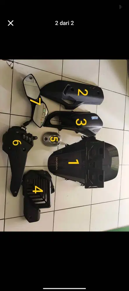 Jual Sperpart copotan pcx 2025 .