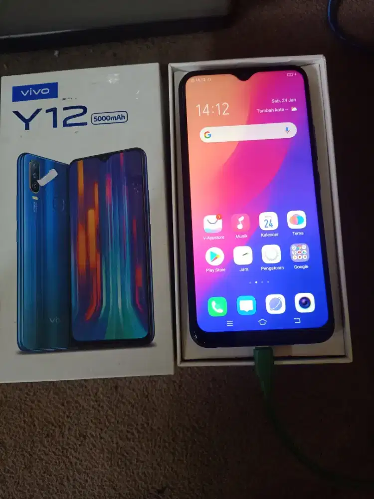 Vivo y12 ram 3/32 fullset orian no minus