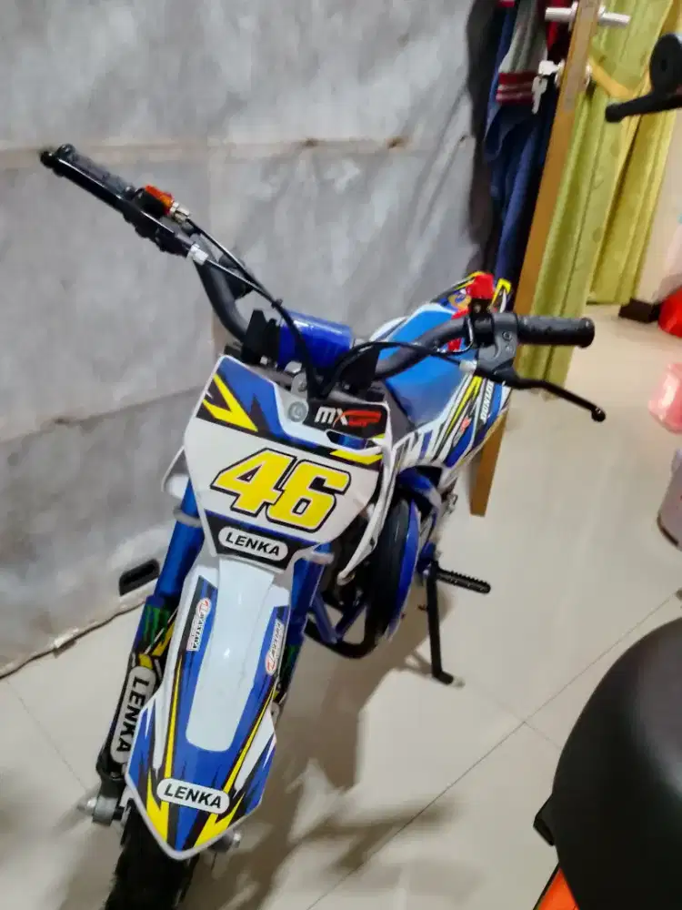 Di jual cepat, motor trail 50cc merk lenka