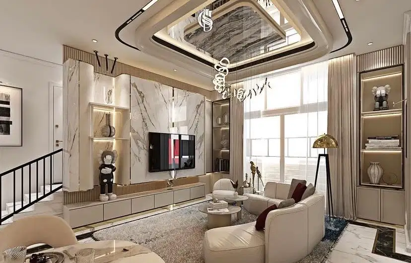 interior desain kitchen set kamar set wardrobe lemari backdrop tv