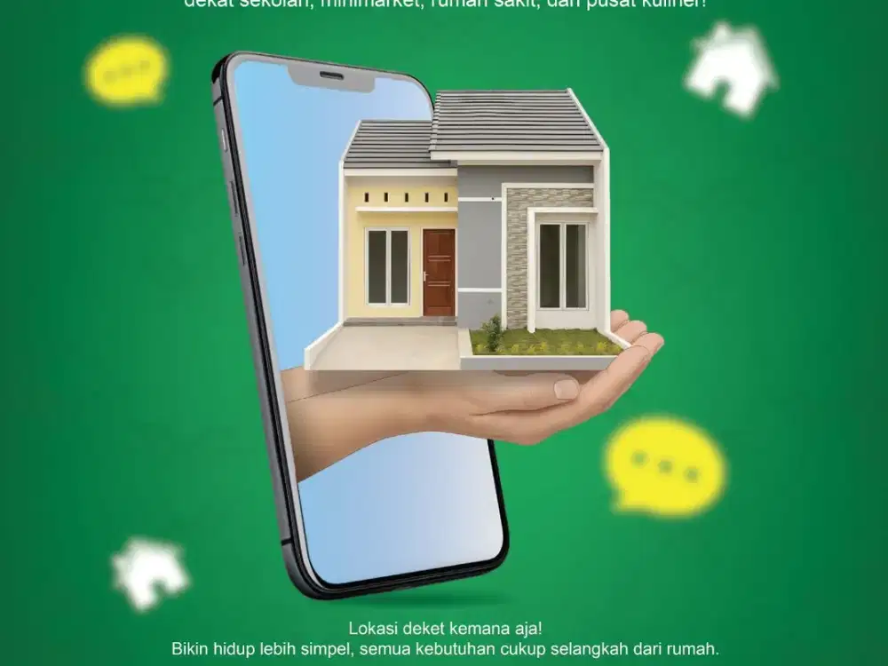 Di Jual Rumah Syariah Strategis Fasilitas Lengkap di Depok sawangandekat Tangerang Selatan dan Jakarta Selatan