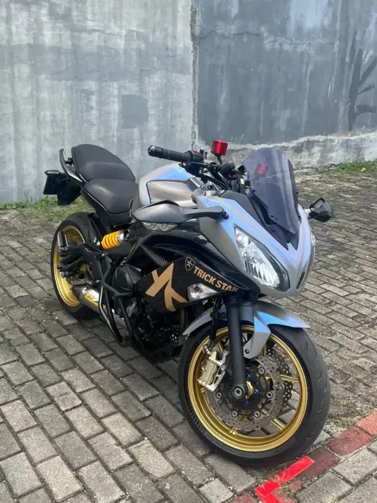 Kawasaki Ninja Er6f 2013 Kondisi keren modifikasi