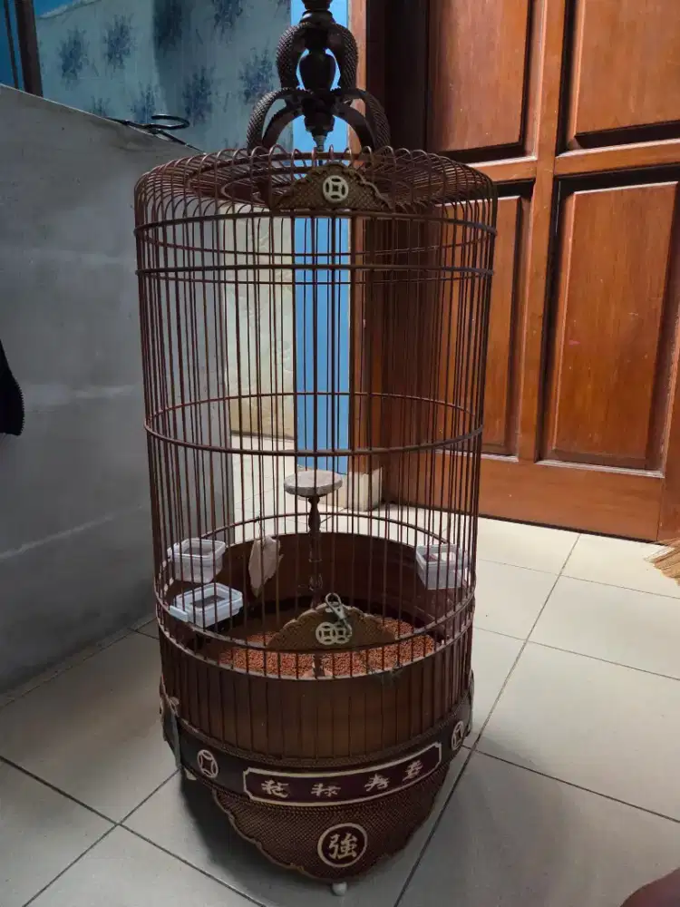 sangkar Branjangan model cungkok diameter 36 fullset