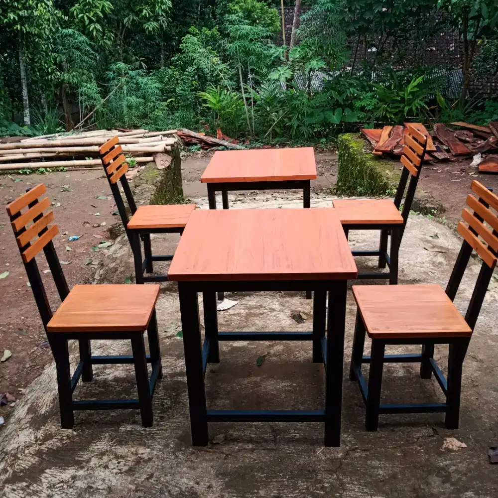 Meja resto cafe minimalis