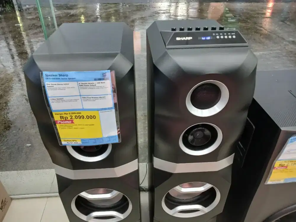 PROMO CICILAN 0% SHARP ACTIVE SPEAKER