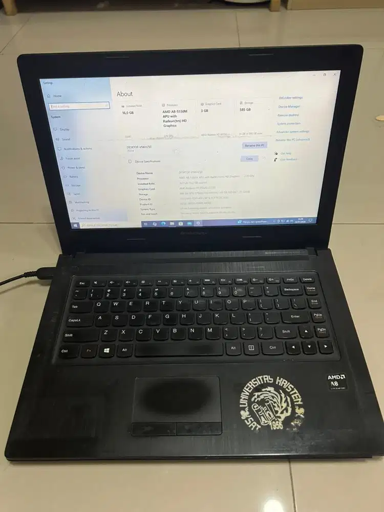 Laptop Lenovo G405s AMD A8