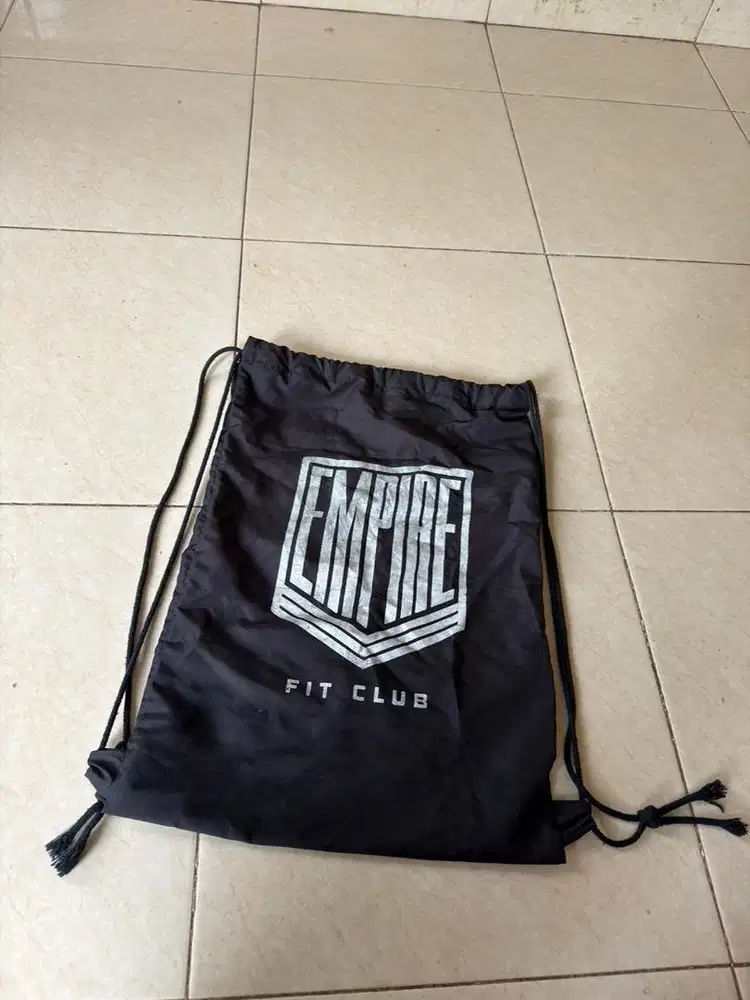 tas fitness gym sekolah les pria wanita empire fit club ori