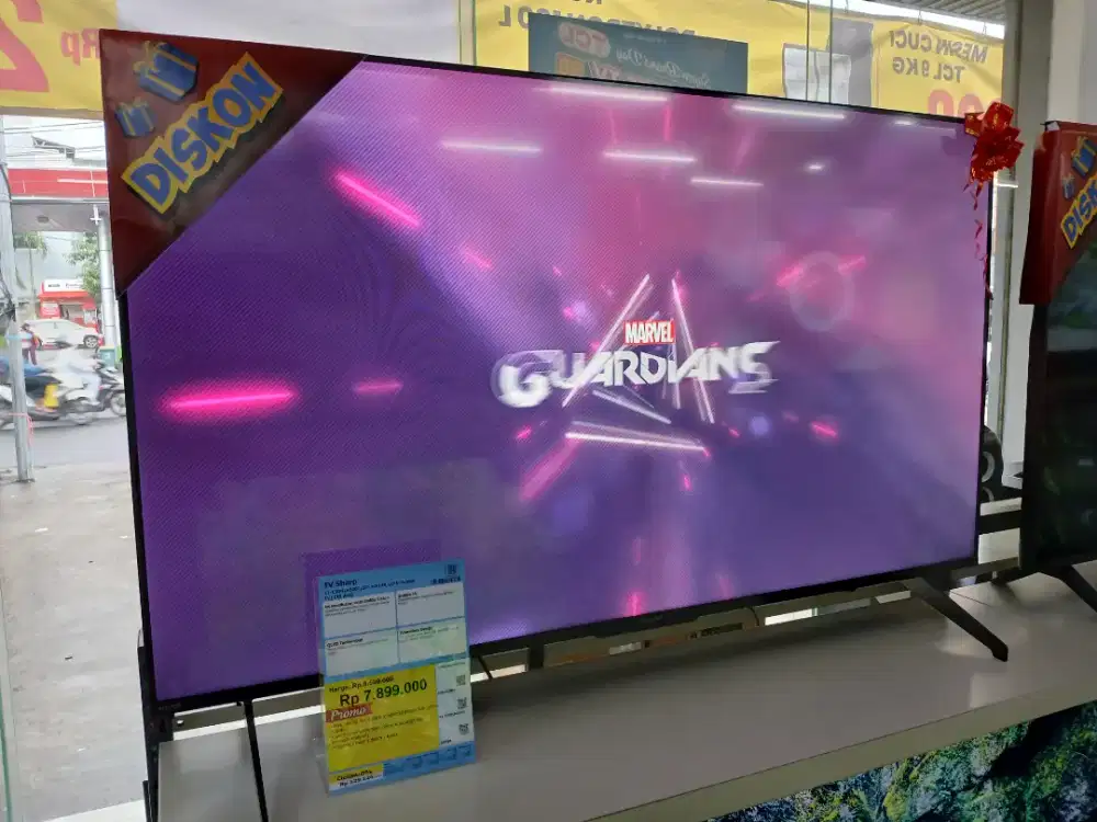 PROMO CICILAN 0% SHARP 50 4K QLED GOOGLE TV