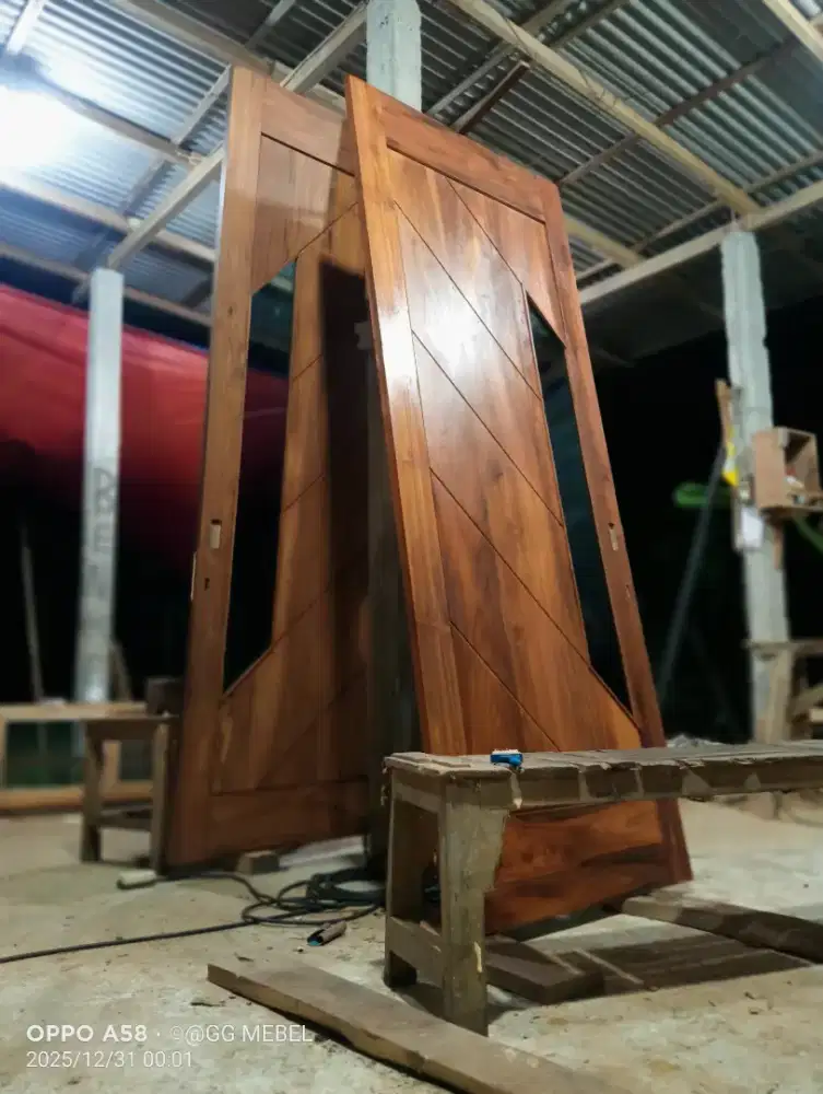 PINTU kayu jati & mahoni