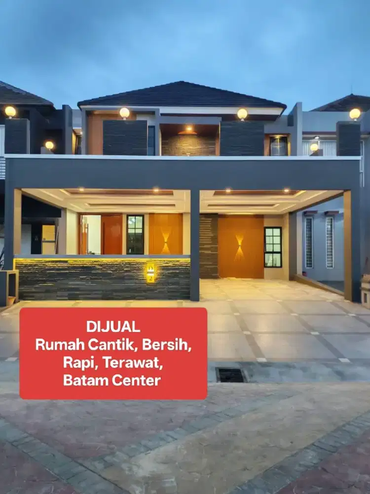 DIJUAL RUMAH MEWAH BEVERLY PARK AVENUE, BATAM CENTRE