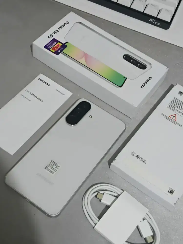 Samsung A56 8/256 white fullset istimewa