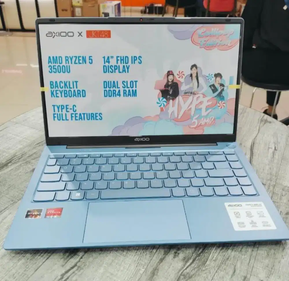 Laptop Axioo hype 5 amd x3 lollipop edition