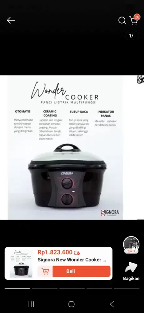 Wonder cooker Signora