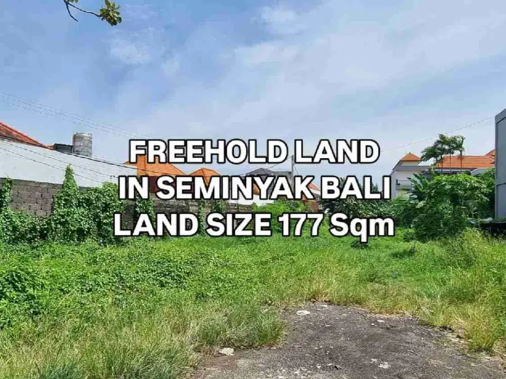 Tanah Luasan Kecil di Seminyak Kuta Badung Bali