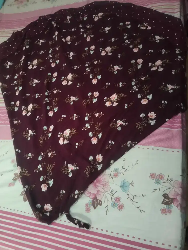 Mukena dewasa jumbo motif bunga