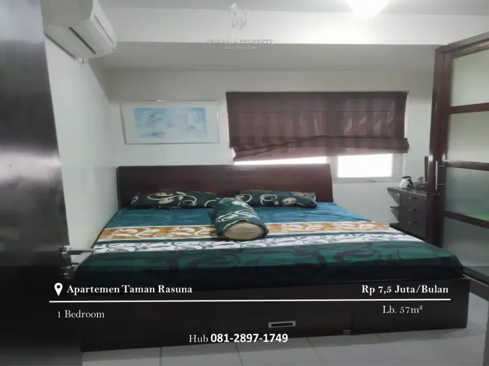 Disewakan Apartement Taman Rasuna 1BR Full Furnished Tower 18
