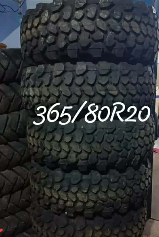 Ready stock nie ban baru uk.365/80R20 cublees merk continental MPT80