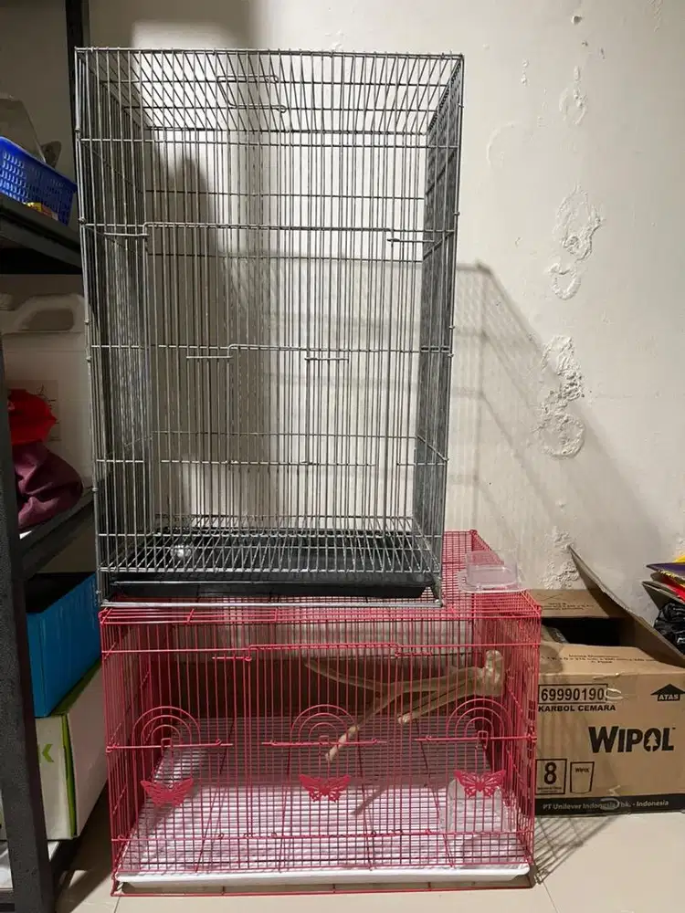 Di jual 2 kandang hewan. harga 300k dapet 2