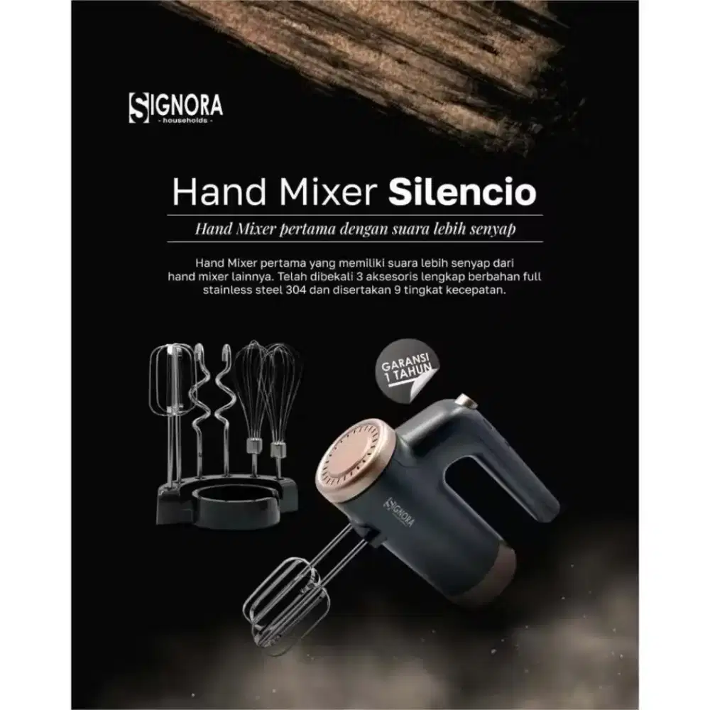 Hand mixer silencio signora