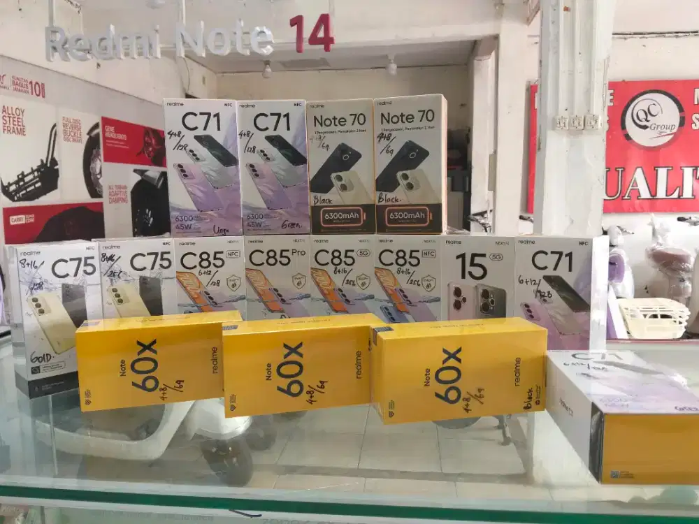 Promo MURAH‼️All Type Realme  Promo hp baru, segel dan murah