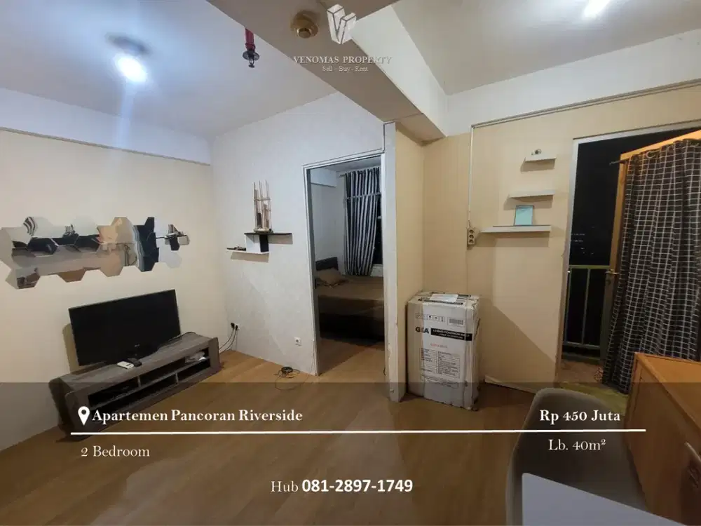 Dijual Apartement Pancoran Riverside 2BR Full Furnished Mid Floor
