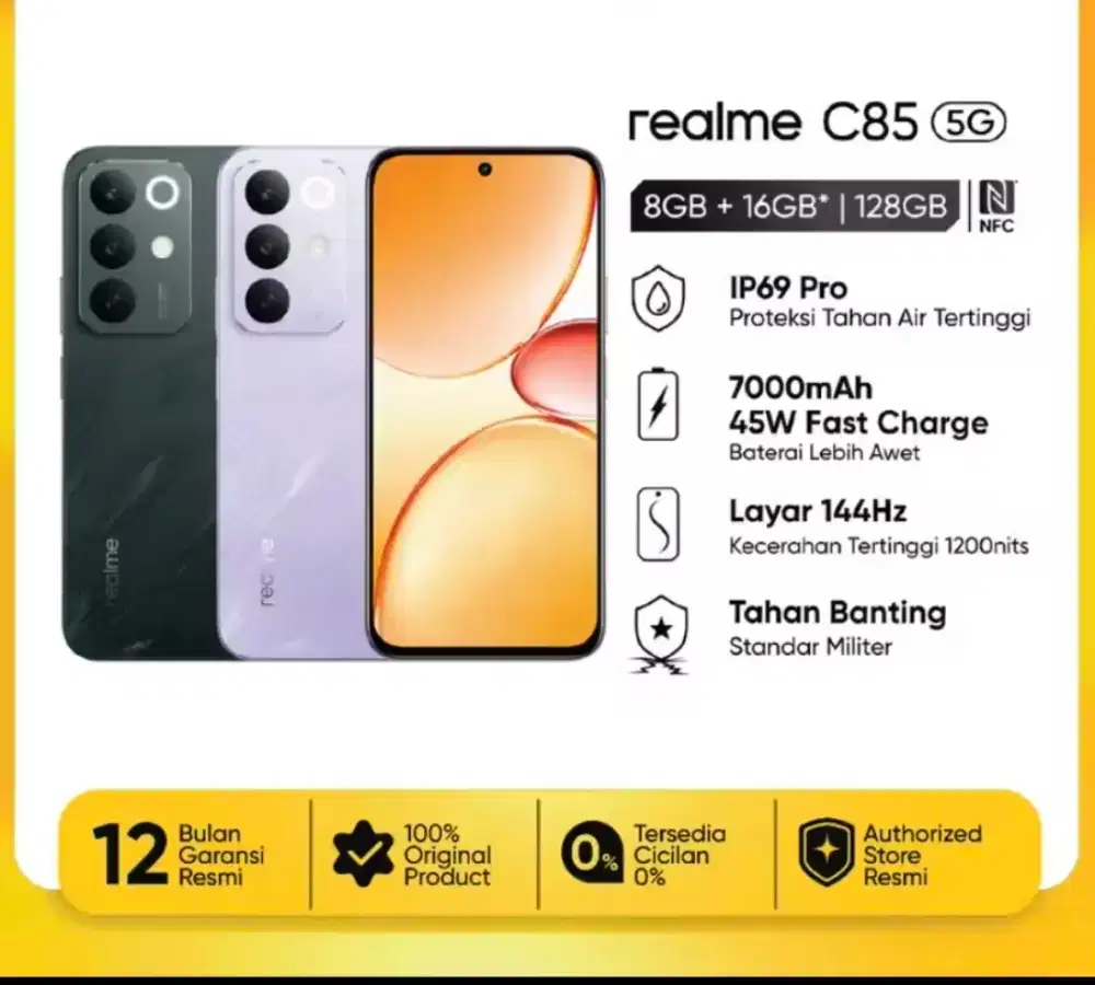 REALME C85 5G RAM 8/256GB SEGEL BOX CASH CREDIT TUKAR TAMBAH