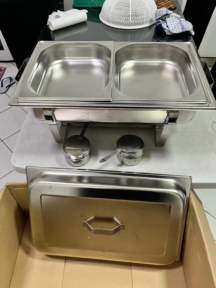 2 unit Chaffing Dish/Food Warmer