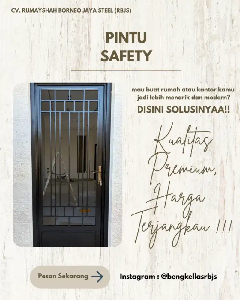 PINTU SAFETY BERKUALITAS