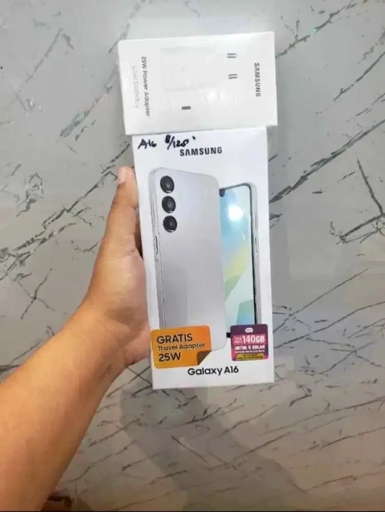 SAMSUNG A16 LTE RAM 8/128 ADA KAMERA 0.5 SEGEL BOX CASH CREDIT
