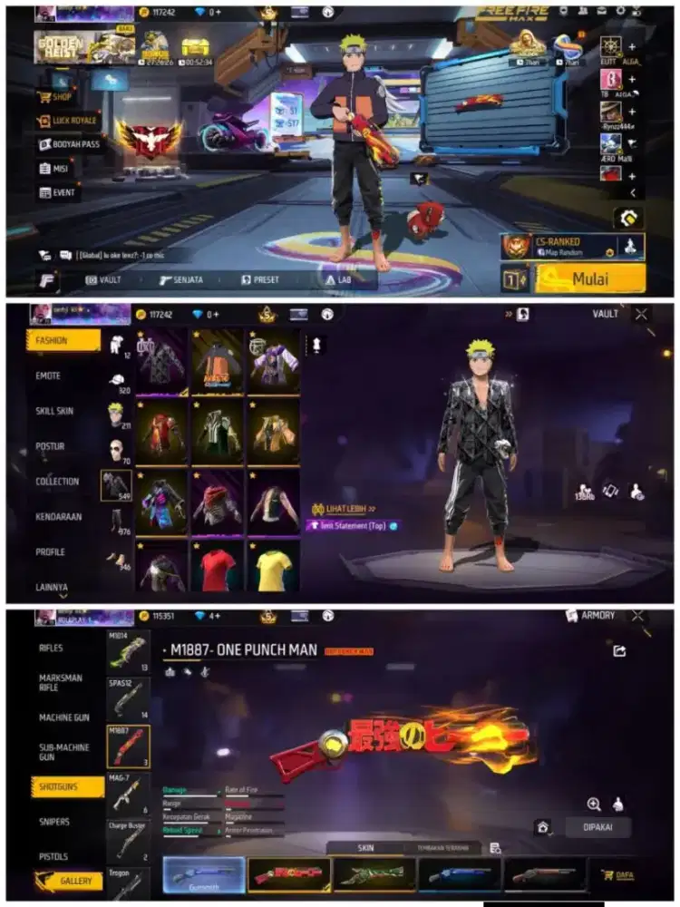 Jual akun free fire terpercaya dan murah meriah