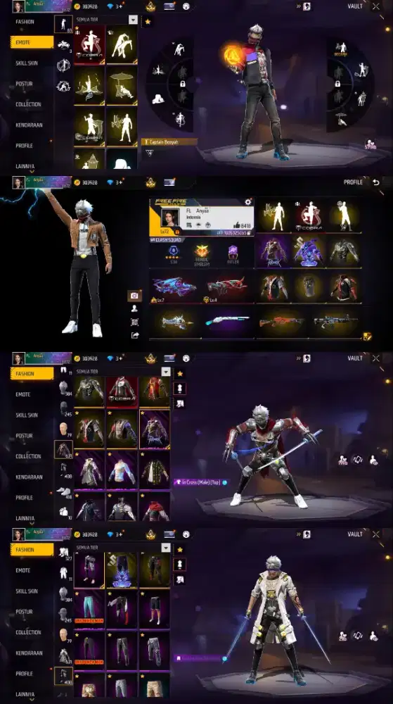 JUAL AKUN FREE FIRE TERPERCAYA DAN AMANAH