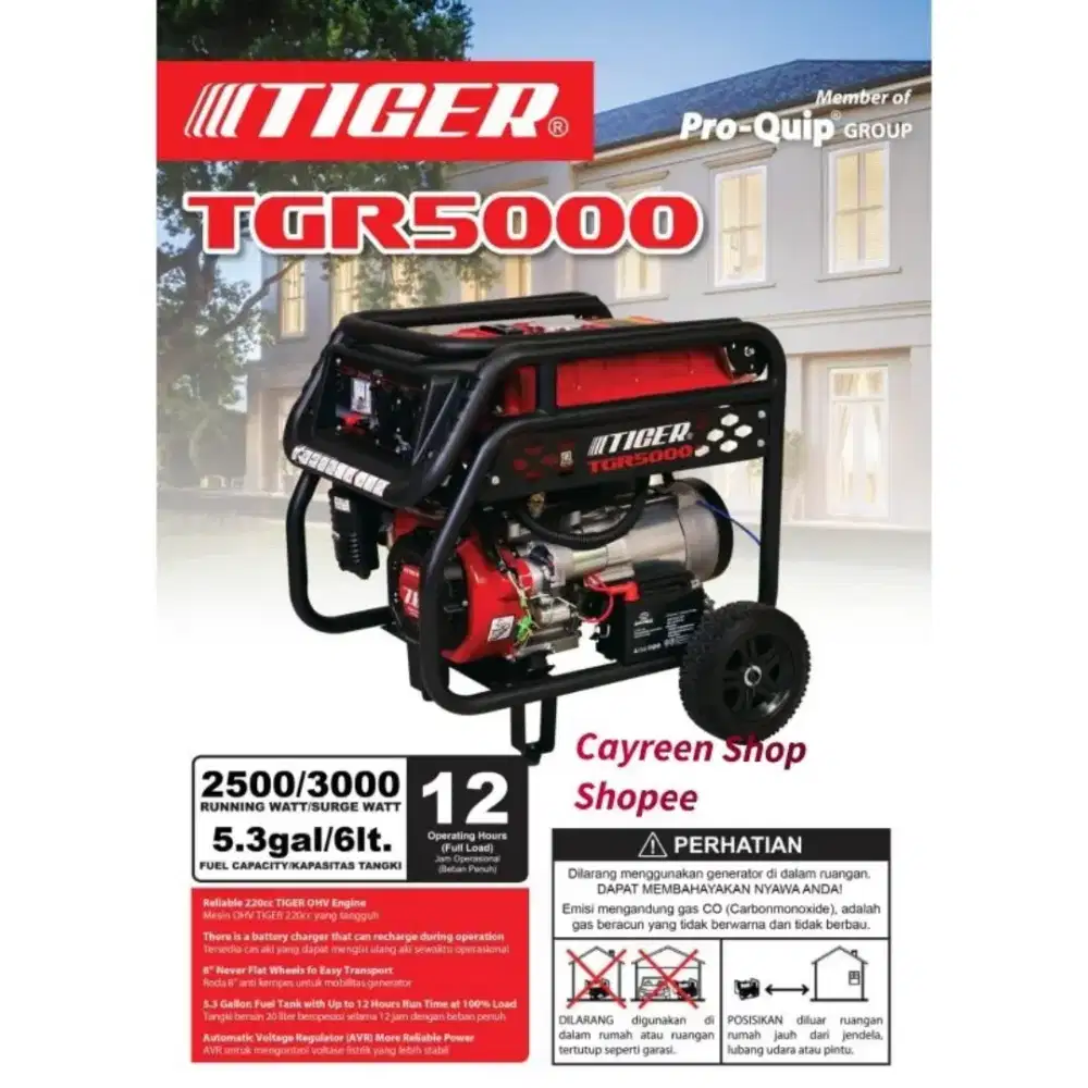 Mesin Genset listrik 3000 watt