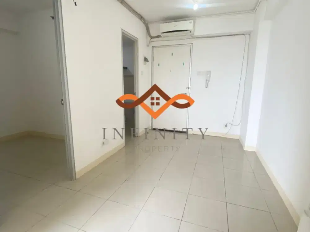 For Rent Apartemen Green Bay Pluit Tipe 2 Kamar Kosongan View ke Kota + 2 AC