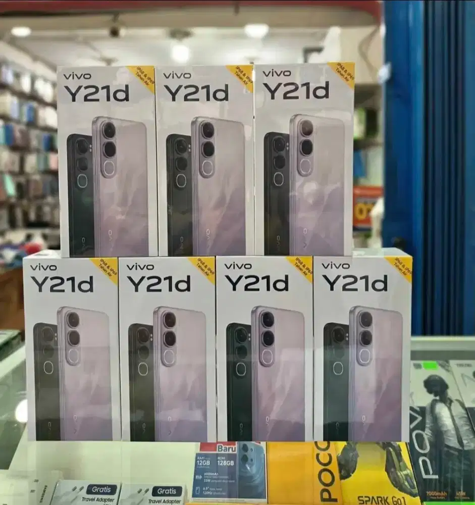 VIVO Y21D RAM 6/128 SEGEL BOX CASH CREDIT TUKAR TAMBAH