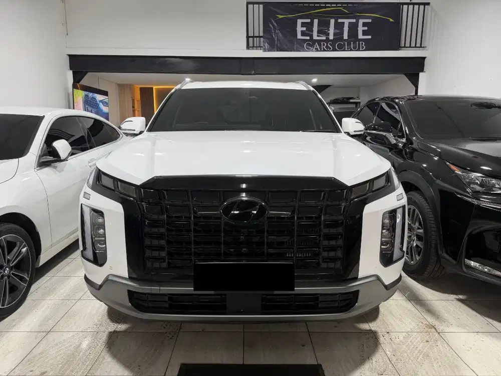 Hyundai Palisade 2.2 Signature 2024 White on Red Putih