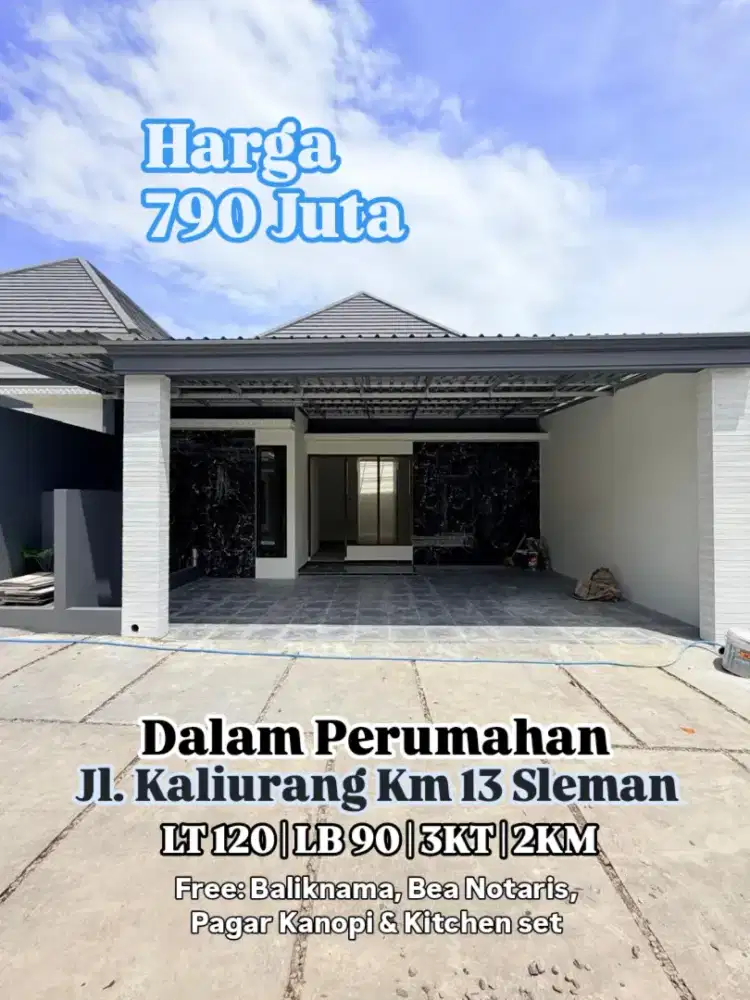 Dalam Peruman Timur Jakal 13 Dijual Rumah Baru Gayaa Limasan Modern