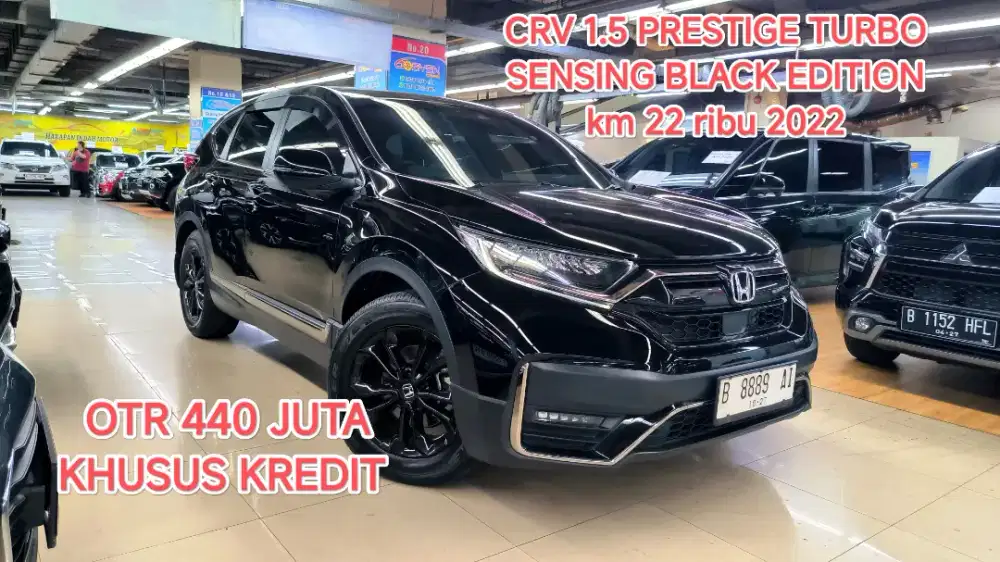 Km 22 Ribu HONDA CRV 1.5 PRESTIGE TURBO SENSING BLACK EDITION at 2022