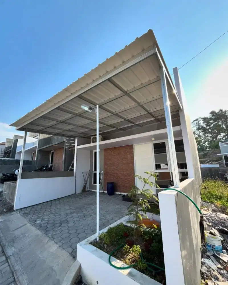 Pemasangan kanopi alderon single dan semua jenis