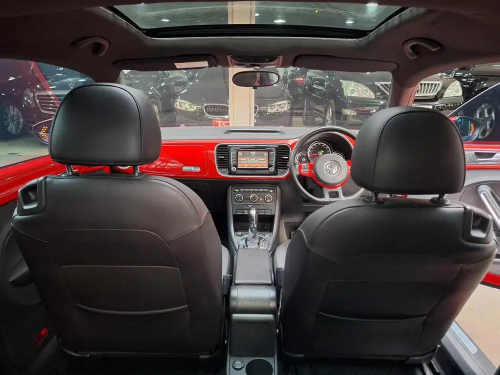 #Tony Mobil# VW Beetle 1.2 TSI AT 2013 Merah Panoramic Sunroof