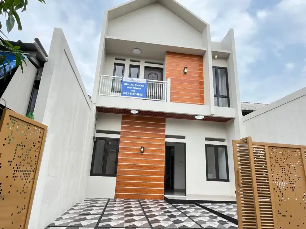 JUAL RUMAH MURAH 2 LANTAI DESAIN SCANDINAVIAN AKSES STRATEGIS DI GRAHA HARAPAN BUMYAGARA