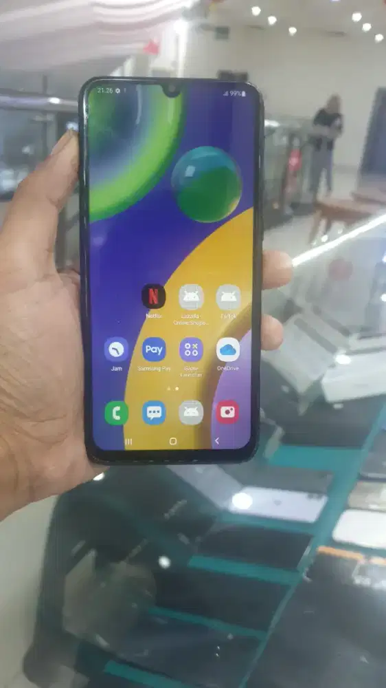 Samsung M.21 4/64 gaem labas batre awet cek cek aja