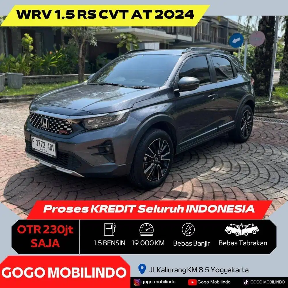 Honda WRV RS CVT Matic 2024 ORISINIL DP Minim Kredit Murah HRV