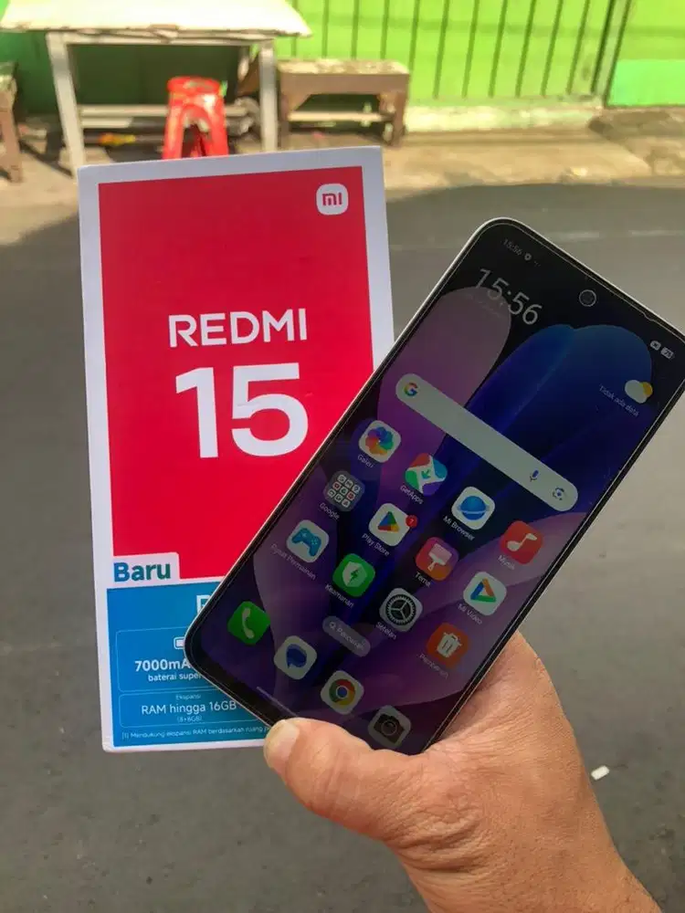 Redmi 15 8/128gb NFC fullset nominus garansi on